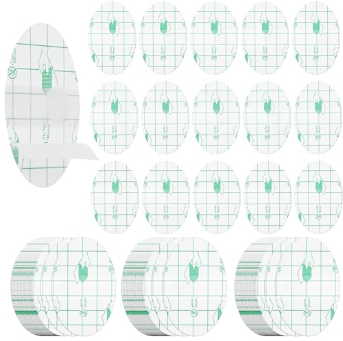 Grevosea 120 Stück Transparente Dusch-Ohrenschützer Wasserdicht mit Elastischen Bändern für Erwachsene und Kinder, Unisex, Polyethylen (PE) und Polyurethan (PU)