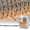 ECD Germany LED Micro Cluster Lichterkette 18m 600 LEDs Extra Warmweiß, 8 Funktionen, Strombetrieb, IP44 Wasserdicht Innen/Außen, Weihnachtsbeleuchtung Weihnachten Weihnachtsbaum Clusterlichterkette