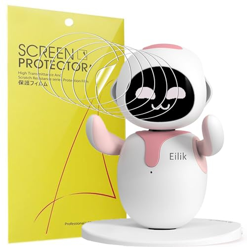 Blueshaweu Schutzfolie Kompatibel für Eilik intelligenter Schreibtisch Roboter, HD klar Flexible TPU Displayschutzfolie für Eilik Roboter (transparent)