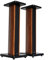 Supports D'enceintes Support D'enceintes Professionnel en Bois Massif pour Bibliothèque Support Audio sur Pied Pouvant Être Rempli De Sable (Color : Brown, S : 90cm/35.4inches)