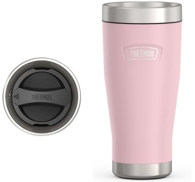 THERMOS, Série ICON Gobelet en acier inoxydable, rose coucher de soleil, 473 ml