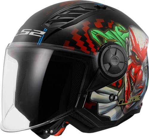 LS2, Casco Moto Jet AIRFLOW II Happy dreams, M