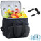 Generic Luoxun-LX Portable Electric Cooler Bag 15L, 12V DC Car Cooler Plug in, keep fresh, Electric Cool Box with Shoulder Strap and Storage Pocket, Car Refrigerator for Car, Truck & RV Camping