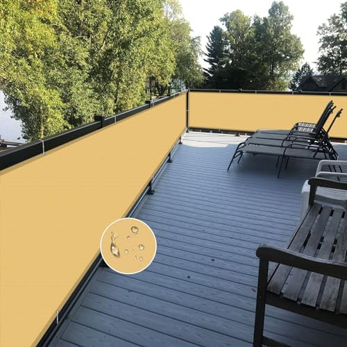 Ysaulte Vela Ombreggiante Impermeabile,Tenda a Vela Parasole Sabbia 1x2m Rettangolare,Tenda a Vela Ombreggiante Protezione 95% UV Per Giardino,Esterno,Balcone,Campeggio(Personalizzato)