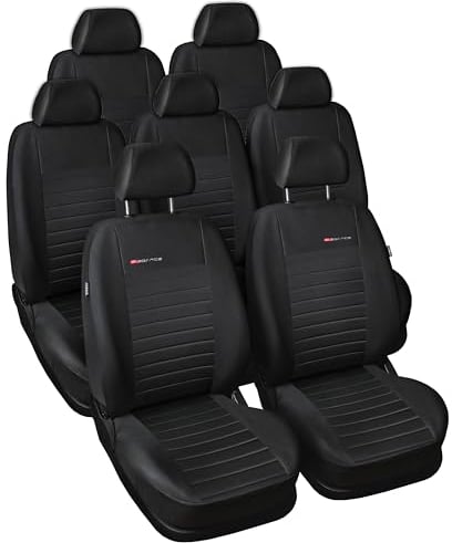 MOTOS Personalisierte sitzbezüge auto für Opel Zafira B 2005-2014 Perfekt angepasste Autositzbezüge mit aktivem Airbag-System, dreilagigem Material und makelloser Oberfläche, die ideale Sitzauflage fü