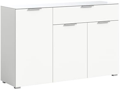 xonox.Home Kommode Ray Sideboard Schrank Kommode weiß Nb.,ca.135x86x40 cm