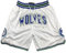 MCQOmcil Timberwolves Basketball Shorts for Herren, hochelastisch, atmungsaktiv, Sporthose, Basketball Trainings Shorts, schnell trocknend, mit Taschen(B,S)