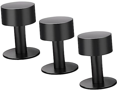FUNOMOCYA 3pcs Stainless Steel Door Stopper Floor Wall Protector Door Stop Security for Home Office