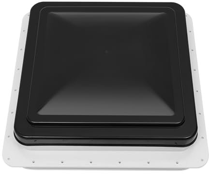 Dachhaube Dachfenster Dachluke Vent, Ausstellfenster Wohnmobilfenster mit Insektenschutz, für Wohnwagen Oder Wohnmobil 42 x 42 cm