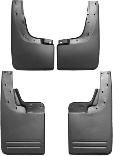 GLYGLY Auto Schmutzfänger für VW Amarok 2010-2022, Front Heck Schmutzfänger Spritzschutz Kotflügel Schlammklappen Abdeckung Auto Zubehör