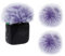 YOUSHARES DJI Mic Mini Wind Muff - 2 Packs Furry Microphone Windscreen for DJI Mic Mini Wireless Microphone to Reduce Wind Noise(Purple)