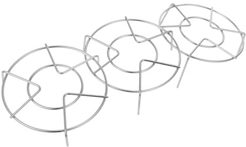 Gatuida 3pcs Stainless Steel Steamer Rack Diameter Electric Pressure Cooker Pot Insert Wok Stand Steaming Rack for Cooking