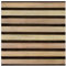 COMSTICKC 3D Wandpaneele Selbstklebend Holzoptik,10 Stück 30x30 cm, 3D Wandverkleidung Selbstklebend Holzoptik Tapete 3D PVC Wandpaneele für Innenwanddekoration, Dunkle Holzmaserung