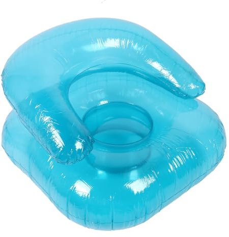 Aufblasbares Sofa, PVC Transparent Ergonomisch Aufblasmöbel, Tragbarer Sessel | Campingmöbel | Outdoor-Sofa | Outdoor-Stühle für Schlafzimmer Balkon Garten Pool