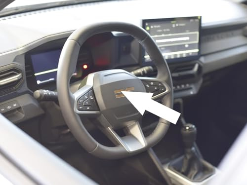 Decorazione Adesiva per 2024+ Dacia.Duster III 3 (P1310), BIGSTER (R1310) | Lamina Stile MARRONE RAME per logo DC | 2 Pezzi Essential Expression Journey Extreme DUSTER Accessori Tuning