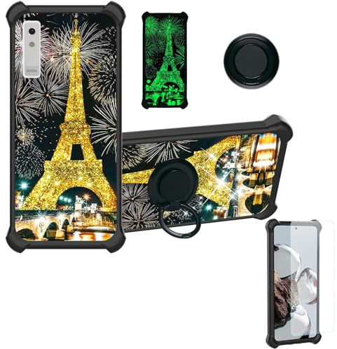 Aroepurt Funda Compatible para Onyx BOOX Palma 2 Pro eReader Funda Case Carcasa Soporte Cover [con 9H Dureza HD Protector Pantalla] PC + Silicona Soporte JSH-TT