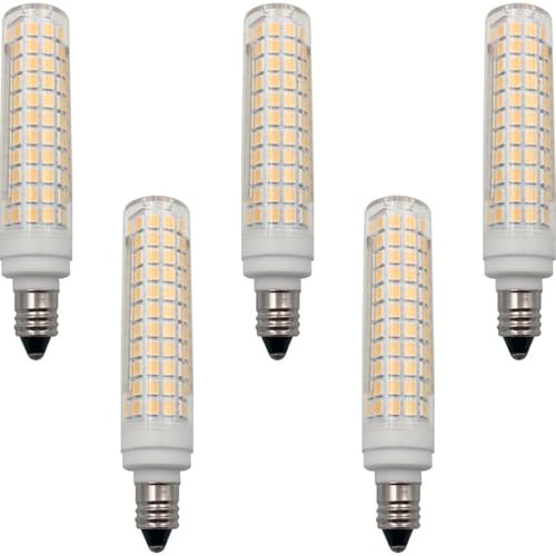 IXMLDAXD LED Light Bulb， E11 LED Bulb 15W, 220V-240V, 150W Halogen Equivalent, 1500LM, Bi Pin Base Light Bulbs for Chandelier(Warm White)