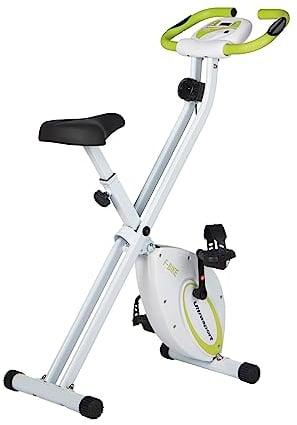 Ultrasport F-Bike Folding Exercise Bike - Extra Silent with Relax Foam Seat and LCD Display - Exercise Bikes for Home Use, Exercise Bike Foldable, Indoor Bike, Stationary Bike (pink)