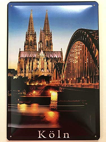 Blechschild 30 x 20 cm - Der Kölner Dom - Deko7