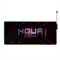 Noua Dusk Pro Tappetino Mouse Gaming RGB Hub con 4 Porte USB 2.0, Mouse Pad 14 Modalità di Illuminazione XXL 800 x 300 mm, Base in Gomma Antiscivolo con Spessore di 4 mm per Computer, PC e Laptop
