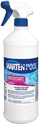 MARTEN Disincrostante Liquido per Piscine Pulitore A Base Acida Elimina Calcare 1kg