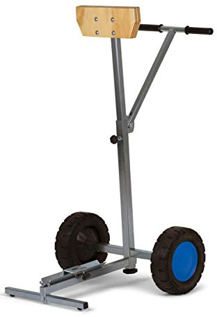 wellenshop Universal Transportwagen für Außenborder bis 20 PS Wagen Motorwagen Motorbock Karre Motor-Trolley Bootsmotor Motor-Halterung Langschaft Kurzschaft Zubehör