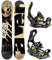 RAVEN Snowboard Set: Snowboard Grizzly + Bindung Fastec FT360 (161cm + FT360 Lemon L)