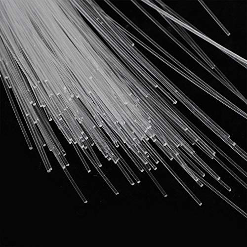 Cable de Fibra óptica, 200 Piezas de Fibra óptica de Luz Brillante para Decoración de Cortinas para Techo Suspendido