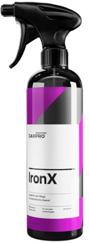 Fiwiko® IronX 500 ml eliminador de óxido y limpiador de llantas CarPro + gamuza de microfibra 1200 GSM Fiwiko