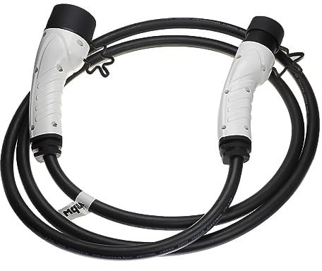 vhbw Ladekabel Typ 2 zu Typ 2 kompatibel mit DS 7 Crossback E-Tense 225 Elektroauto, 1-phasig, 32 A, 7 kW, 3 m