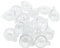 Harilla 10 Plastikkugel Christbaumkugel Leer Durchsichtige Kugel Hochzeitsornament Dekor
