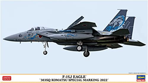 Hasegawa 2423 1/72 F15J Eagle, 303SQ Komatsu Special Marking 2022 Dragon Modellbausatz, Mehrfarbig
