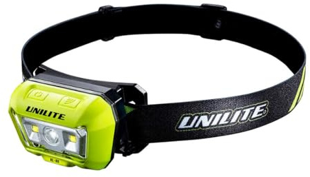 Unilite HL-8R USB Rechargeable Dual Beam Sensor Head Torch | 475 Lumen | 6500k | 4 to 35 Hours Run Time | 90 Metre Beam Range | IP65 IK07