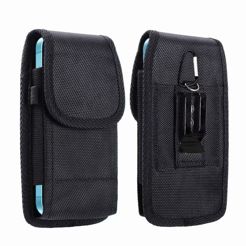 Tasche für alle tragbaren Mobiltelefone - 2 Nylonbandhüllen, Externe Tasche für tragbare Mobiltelefone, universelle Tasche für Samsung, iPhone und Xiaomi Mobiltelefone.