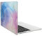 kwmobile Schutzhülle kompatibel mit Apple MacBook Air 13.6 M2 (A2681) Touch ID Model Hülle - Hard Case Laptop-Hülle - 2-in1 Hartschalenhülle - Farbbrush Glitzer