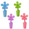 Lot de 4 bouchons de bouteille de vin en silicone, bouchons créatifs en forme de fleur, bouchons anti-fuite pour champagne, bière, soda, gadgets de cuisine