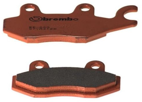 BREMBO 07YA22SD Bremsbelagsatz Bremsbeläge Vorne und Hinten Kompatibel mit YAMAHA MOTORCYCLES YBR