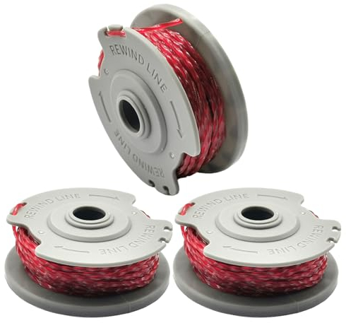 luolety Bobine de fil de rechange pour débroussailleuse Gardena 5306-20, 1,65 mm et 9,2 m pour débroussailleuse Gardena Turbo SmallCut 300, Gardena Turbo Trimmer Art 8844 et Art 8845 (3)