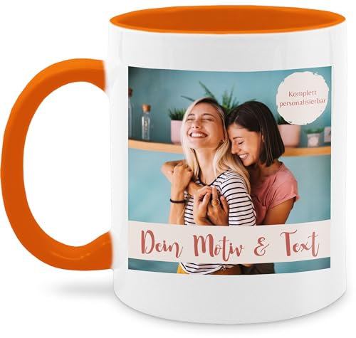 Tasse Tassen 325ml - eigenem - Eigenes Foto I Eigenes Bild - 325 ml - Orange - tassenbild fototasse selbst drucken photo kaffeetasse fotobecher customized mug selber gestalten custom häferl