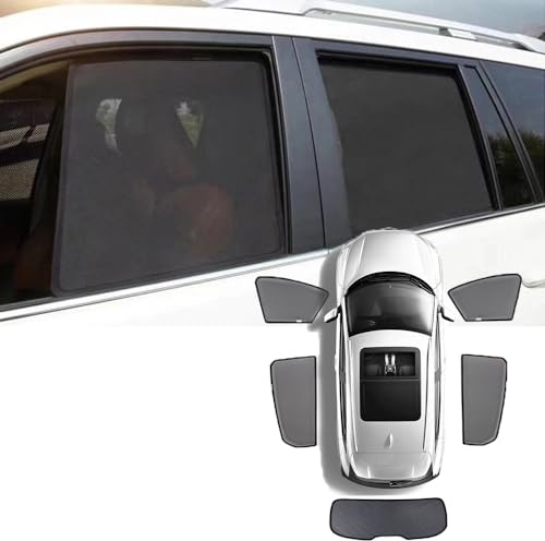 SUHNGE Magnetischer Sonnenschutz für Seitenscheiben für V.W Golf 6 Variant 2009-2014, Auto Seitenfenster Schatten mit UV Schutz, Autofenster Sonnenschutzrollos Heckscheibe