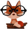 KASESSS Fuchs-Motiv Brillenhalter, Brillenständer, Brillenablage Aus Holz, Sonnenbrillen Halter, Brillenhalter Kinder, Tierischer Brillenregal, Handgefertigter 3D-Holz Brillenhalter Dekorativer