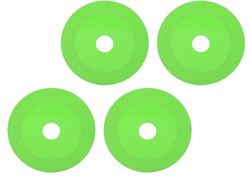 Serlium 4 Stück Glastrennscheibe für Winkelschleifer, Geringer Geräuschpegel 1mm Schneidklinge, Ultradünnes Sägeblatt Trennscheiben für Glaskeramik Jade Kristall Flaschen (4)