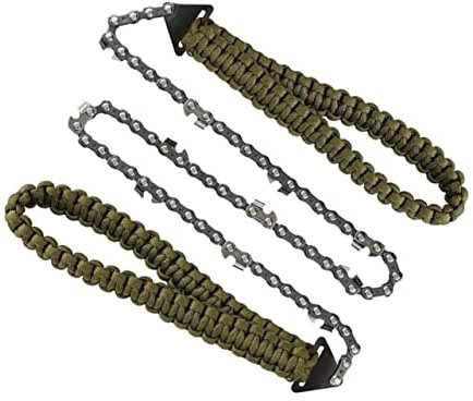 Tasche Säge aus Stahlsägeseil, 1 Stück Grün für Outdoor