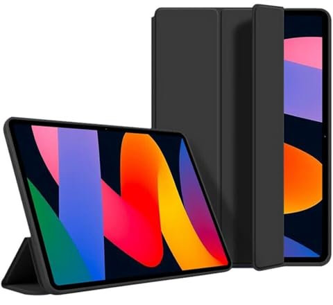 Hülle für XIAOMI Redmi Pad SE [11 Zoll] Tablet Schutzhülle mit Standfunktion Flip Case Dünn Leicht Smart Cover Schutz Rückhülle - Schwarz