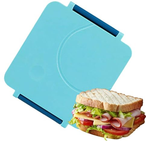 Jyxuyy Lonchera térmica | Almacenamiento de almuerzo para niños | Contenedores portátiles para almuerzo | Caja de comida con compartimentos | Caja de comida escolar | Contenedor de comida portátil