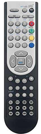 RC1900 Mando Remoto sustituido Compatible con Oki TV C19VC-PHTUV C26VA-PHTUVI C26VB-PHTUV C32VB-FHTUV C32VB-PHTUV C32VC-PHTUV V16APHDUI V19BLED4 L32VBPHTUV V32BPHTUVI L24VBFHTUV V32DPHTUVI