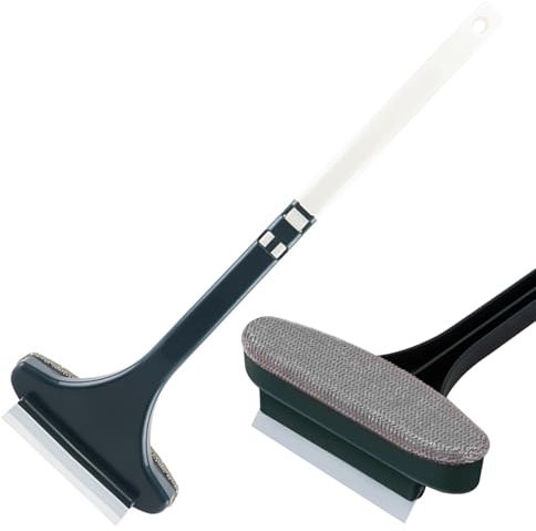 Window Squeegee 18 x 6 Long Handle Squeegee Removable Window Cleaner Tool Wet & Dry Dual Use Hanging for Cleaning, Glass and Screens