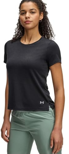 Under Armour Launch Camo Laufshirt Damen schwarz - Black/Black S