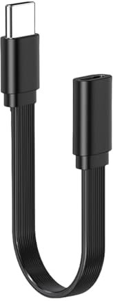 ROY - Cable de extensión USB C de cabeza recta y curva única, 480 Mbps, cable de datos corto para tabletas, teléfonos, portátiles, cable de datos