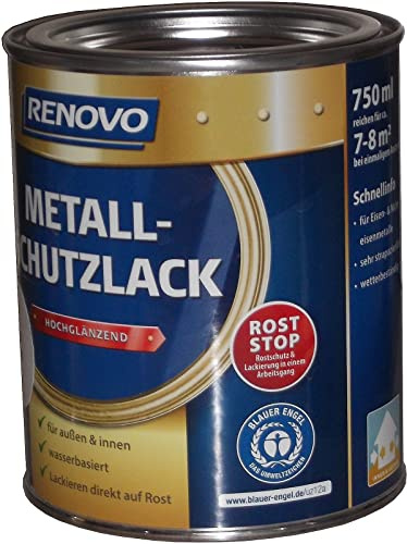 Metallschutzlack 750 ml RAL 3000 Feuerrot Renovo